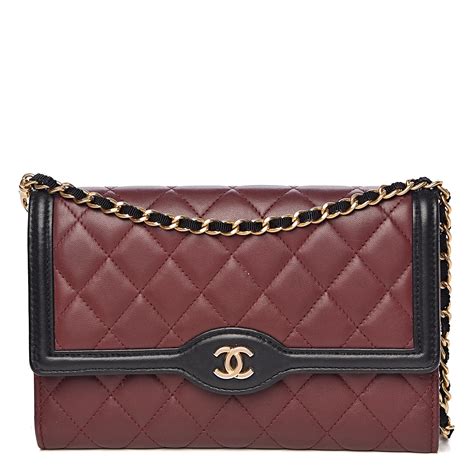 chanel quilted two tone lambskin
